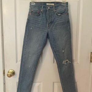 LEVIS wedgie straight vintage denim jeans